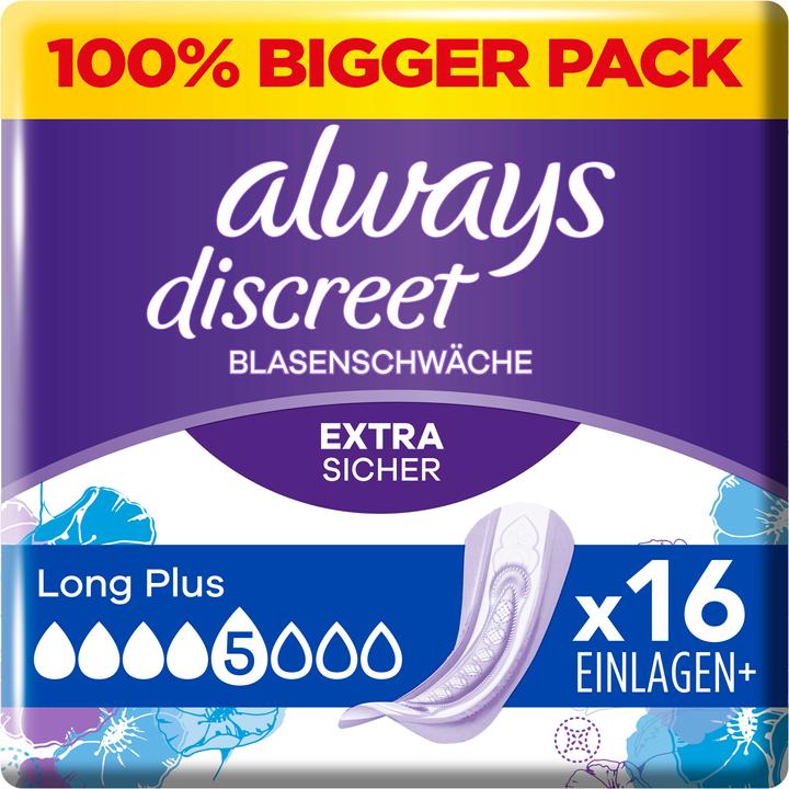 Produktbild Always Discreet Long Plus (16 x, Large plus)
