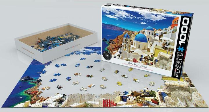 Actual product image Eurographics Oia on Santorini Greece (1000 pieces)