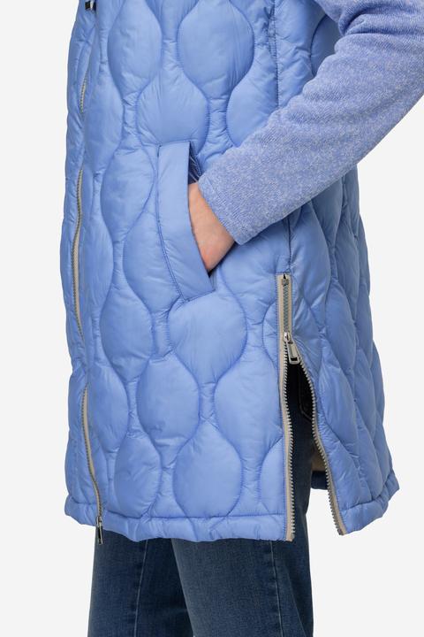 Produktbild Laurasøn Steppweste, wasserabweisend, Longform, Kapuze, 2-Wege-Zipper, Saum-Zipper (M)