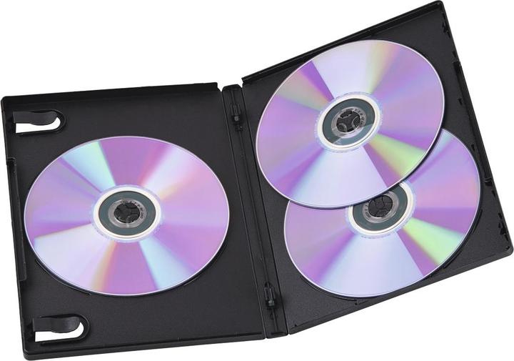 Image du produit Hama Boîtier vide pour DVD Triple Box, paquet de 5