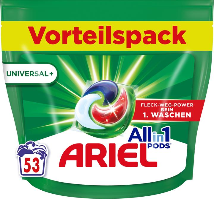 Ariel All-in-1 Pods (53 Washing cycles, Pods)