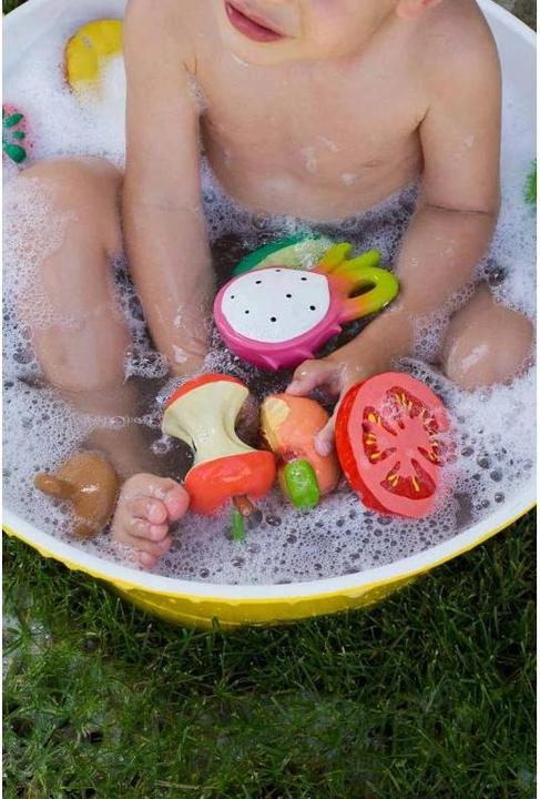 Actual product image Oli and Carol Bite Ring Renato the Tomato (0 Months)