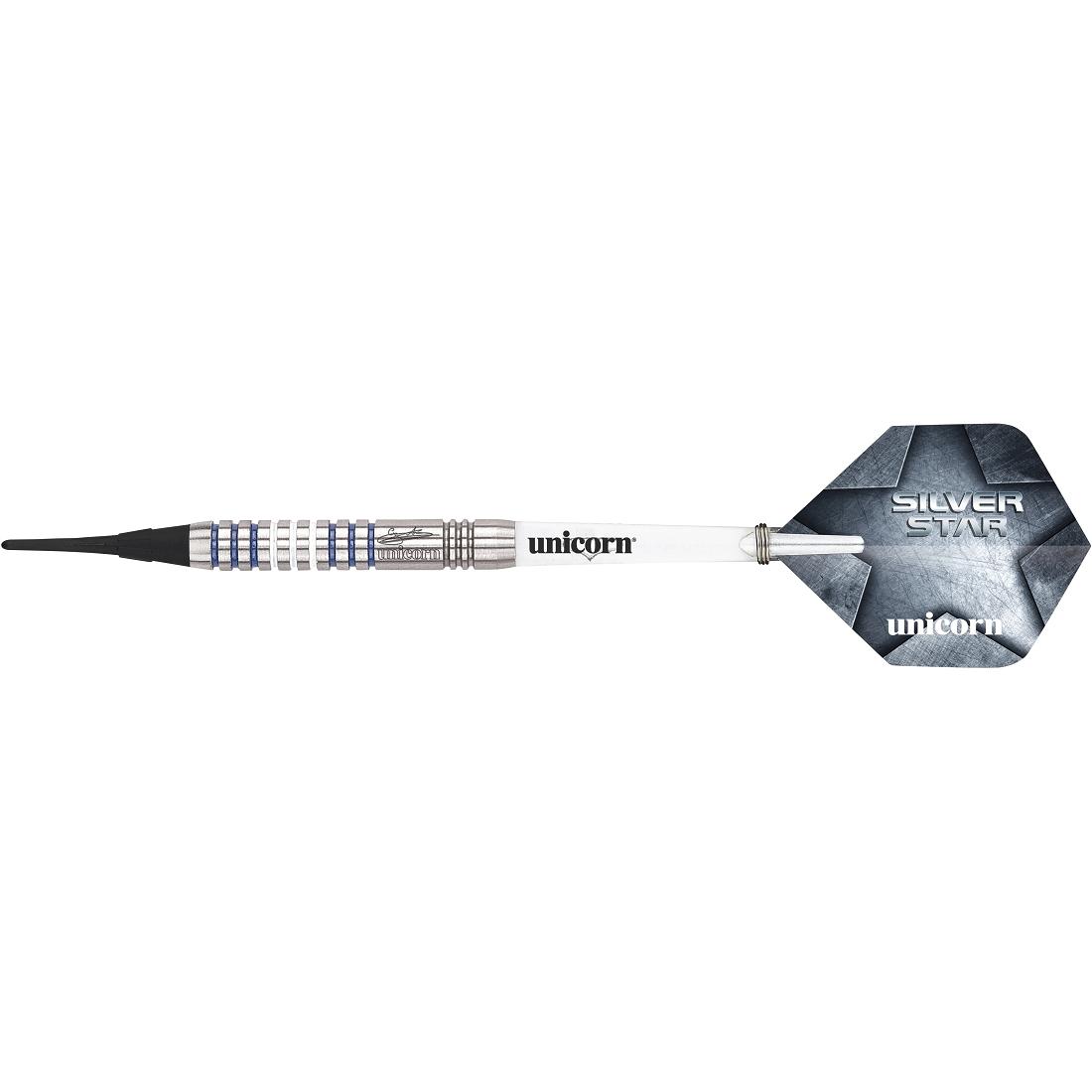 Unicorn Silver Star Gary Anderson Soft Darts (19 g)