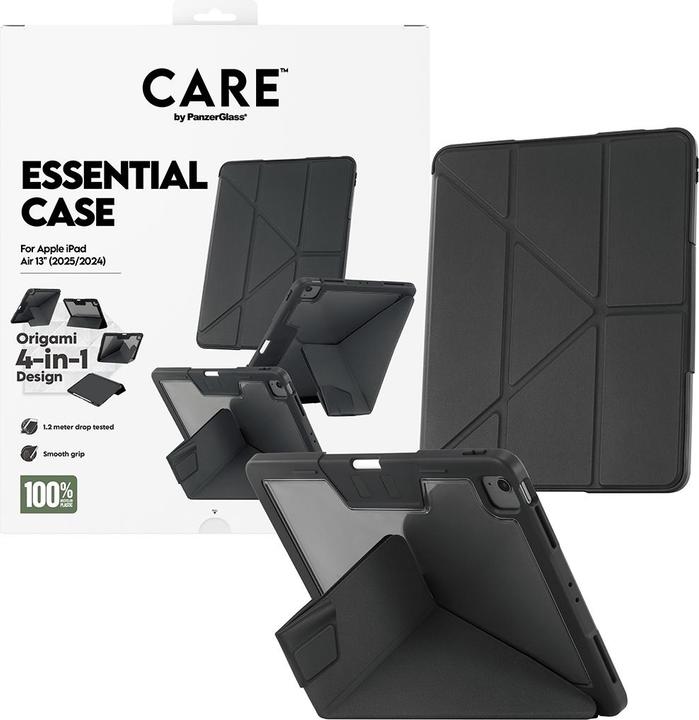 Produktbild PanzerGlass CARE TPU Essential Case black iPad Air 13" (2024-2025) (Apple iPad Air 13 2024, Apple iPad Air 13 2025, Apple iPad Air 13 2026)