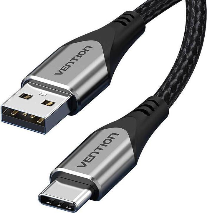 Produktbild Vention USB 2.0 A to USB-C 3A Cable CODHF 1m Gray (1 m, USB 2.0, 60 W)