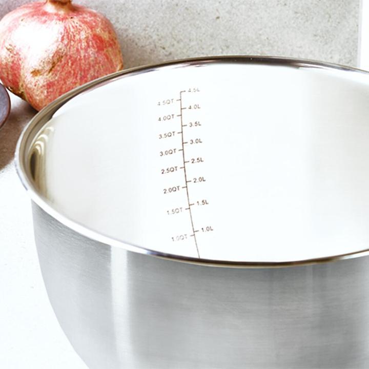 Produktbild Kesper Rührschüssel Edelstahl, mit Deckel Ø 26 cm, 15 cm, Silikonboden (26 cm, 1 x)