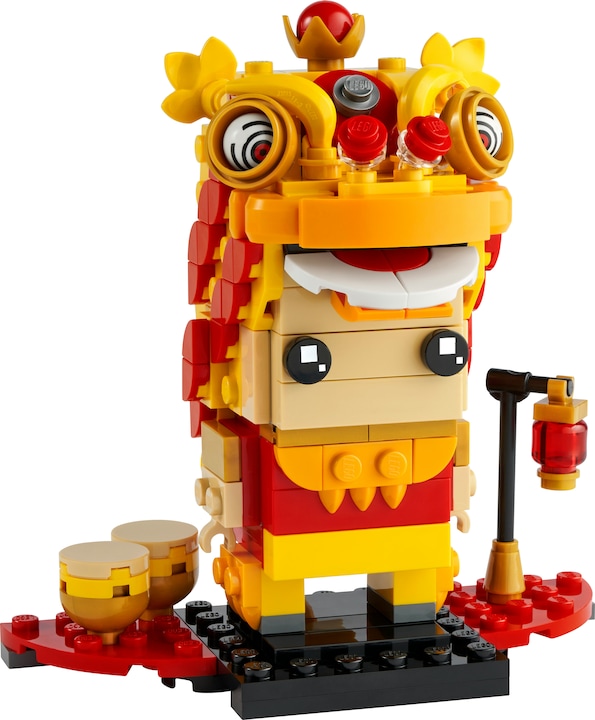 Produktbild LEGO Brickheadz Löwentänzer (40540, LEGO Brickheadz, LEGO Seltene Sets)