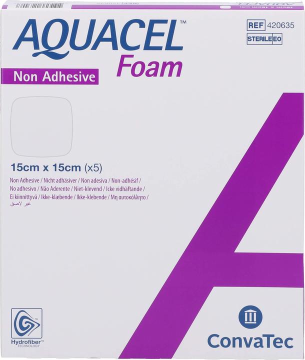 Immagine prodotto Aquacel Schaumverband nicht-adhäsiv 15x15cm (5 x)