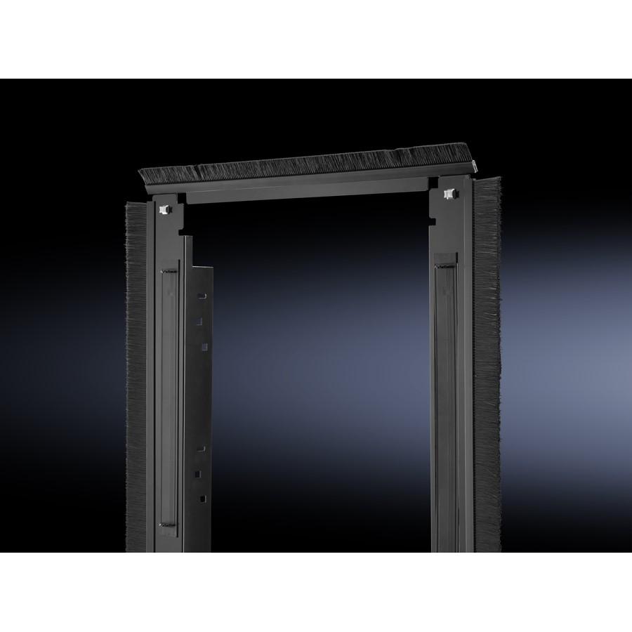 Rittal 5302017 Contenitore di rete da 19 pollici deflettore d'aria nero, Accessori per armadio rack, Nero