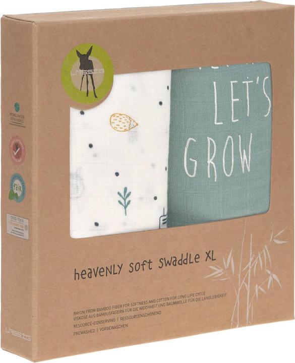 Actual product image Lässig Bamboo Swaddle XL (120 cm, 120 cm)