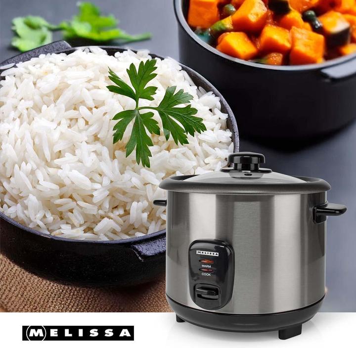 Actual product image Melissa Reiskocher | 1,5 l | 500 W | Antihaftbeschichtung | Abnehmbare Schüssel | Dampfgareinsatz |