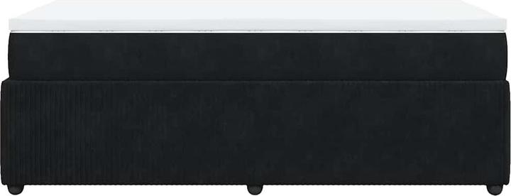 Produktbild vidaXL Bo x springbett mit Matratze 160 x 200 cm Samt (160 x 200 cm)