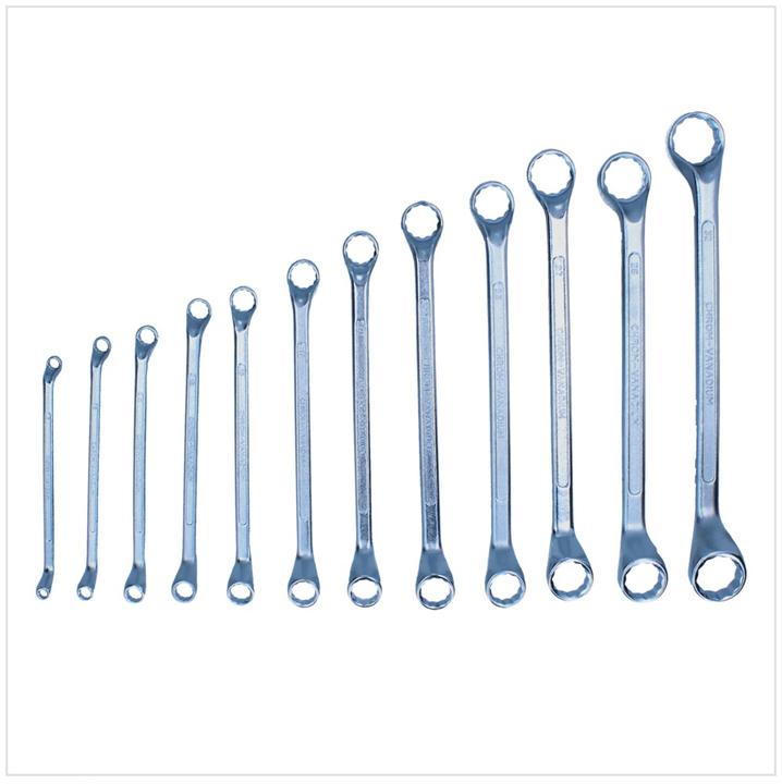 Immagine prodotto BGS Set di 12 Chiavi a doppio anello, a gomito SW 6 x 7 - 30 x 32 mm ( 1214 ) (19 mm, 6 mm, 12 mm, 24 mm, 14 mm, 22 mm, 16 mm, 23 mm, 10 mm, 21 mm, 18 mm, 27 mm, 7 mm, 17 mm, 11 mm, 15 mm, 26 mm, 30 mm, 8 mm, 28 mm, 9 mm, 29 mm, 13 mm, 20 mm, 25 mm)