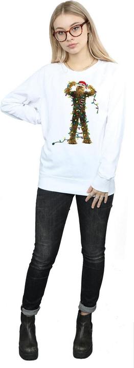 Immagine prodotto Star Wars Chewbacca Christmas Lights Felpa Donna (XXL)