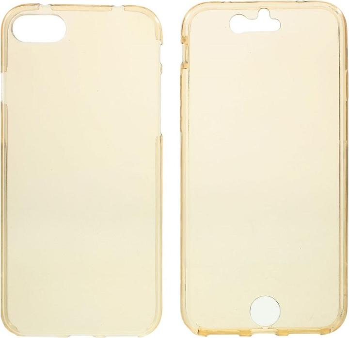 Actual product image König Design Apple iPhone 7 Full Body 360 Silicone Protective Case Cover Case Gold (Apple iPhone 7, Apple iPhone SE (2nd Gen))