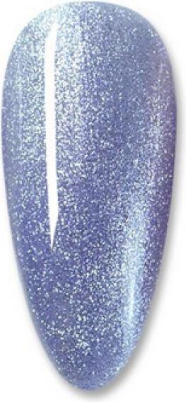 Actual product image Canni Gellacquer Moonlight Cat C026 UV/LED (Sky blue glitter, Gel-Effect Nail Polish)