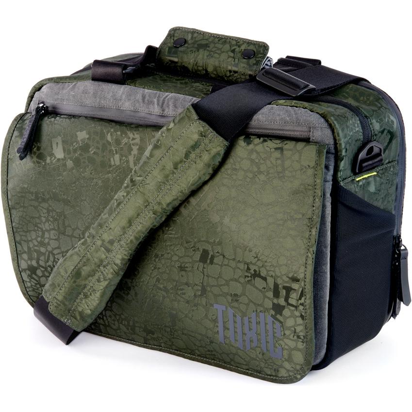 3 Legged Thing Toxic Wraith Camera Messenger L Water Resistant "Frog" Pocket Emerald, Kameratasche