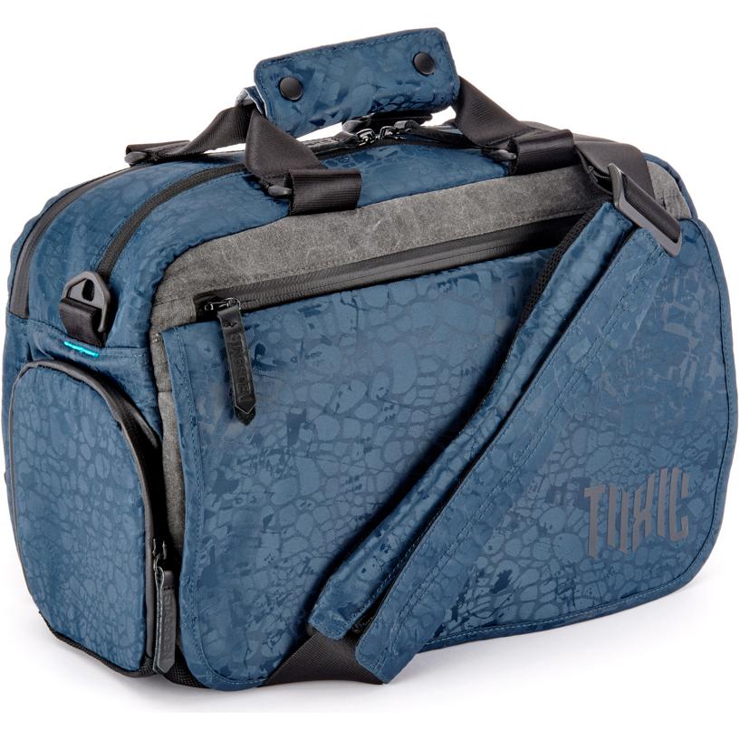 Thumbnail - 3 Legged Thing Toxic Wraith Camera Messenger M Water Resistant "Frog" Pocket Sapphire, Kameratasche