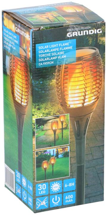 Produktbild Grundig Solarlampe "Flame" (590 lm, IP22)