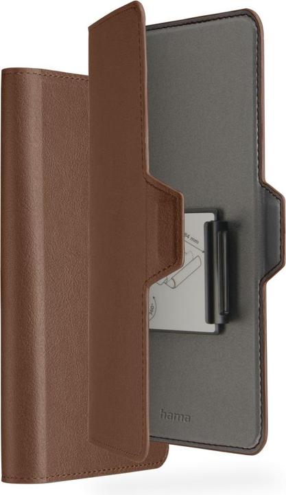 Immagine prodotto Hama Custodia per cellulare, Universale, Eco, per cellulari di dimensioni 7,5 x 15,3 cm, marrone (Universale)