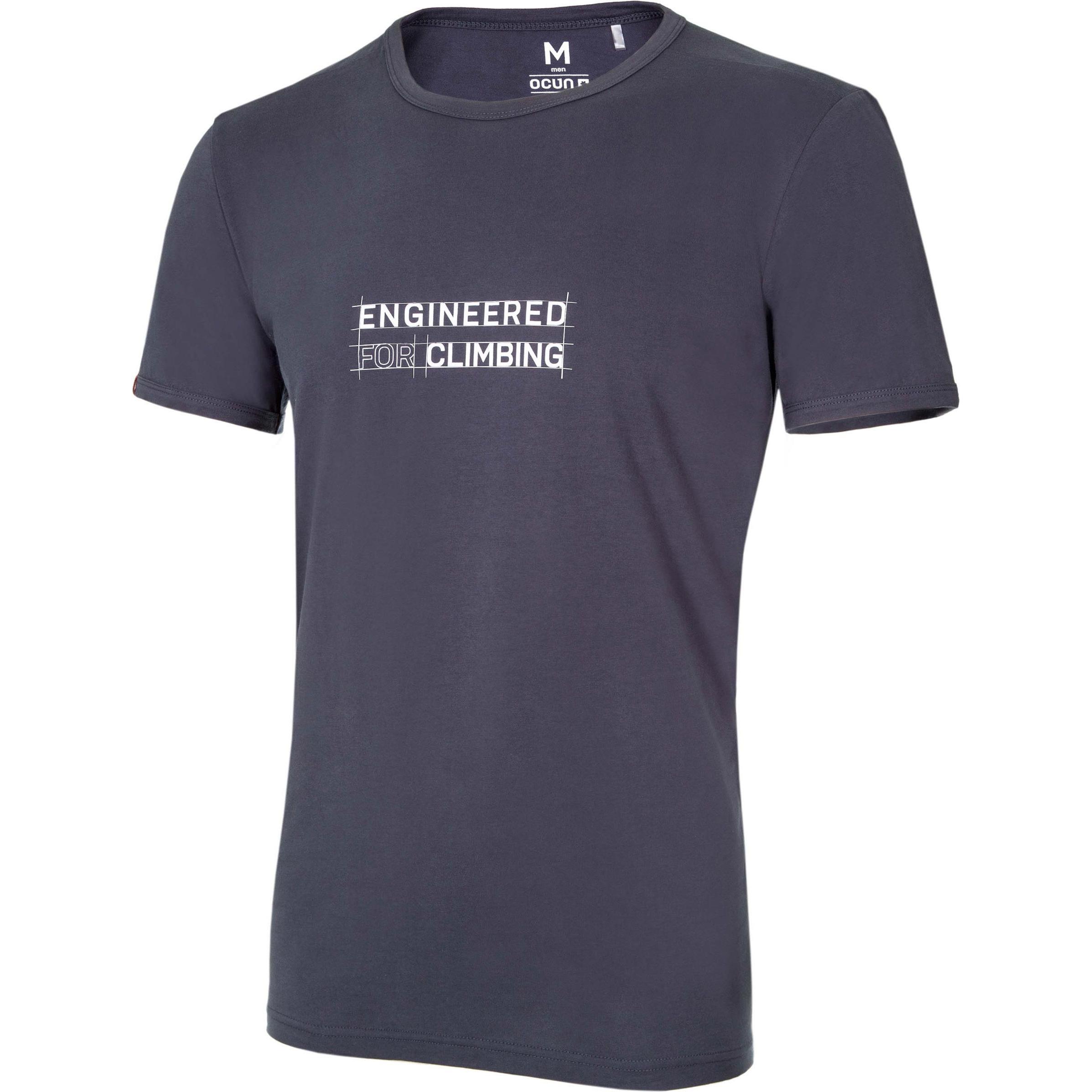 Ocun, Herren, Shirt, Classic T Organic EFC, Grau, (L)