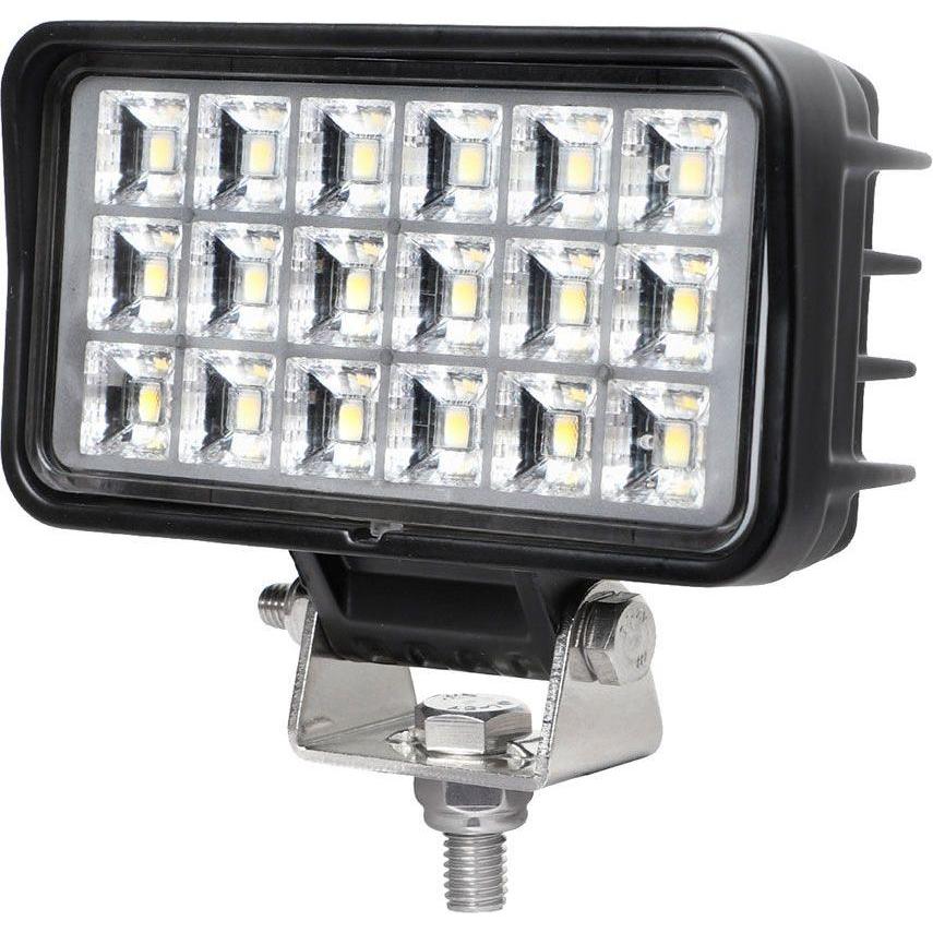 Goodyear, Illuminazione da lavoro, Rectangular work light with 18 leds - 1500 im - 9-32v - ip67 (1500 lm)