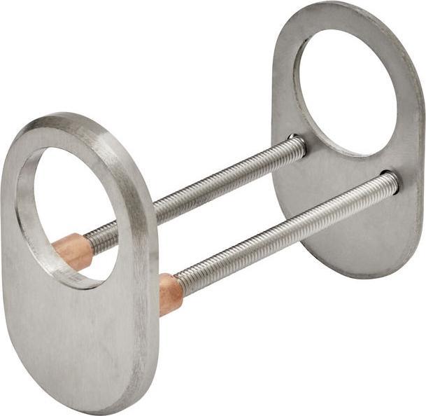 Actual product image NICKAL security escutcheon oval RZ (Door set)