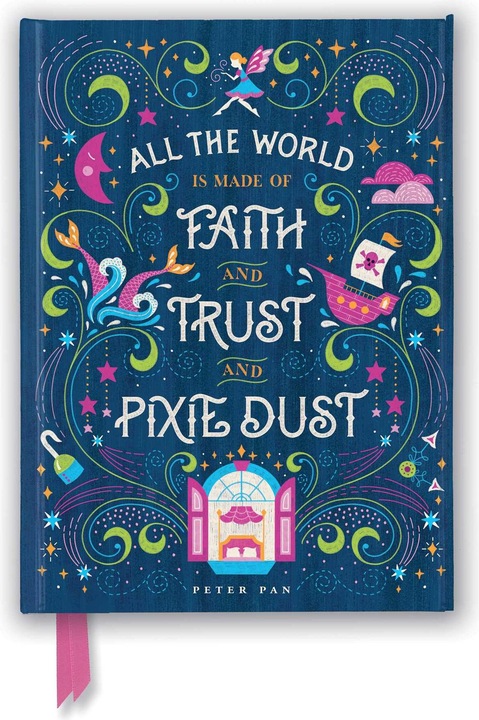 Produktbild Jenny Zemanek: Peter Pan (Foiled Journal) (Liniert, Harter Einband)