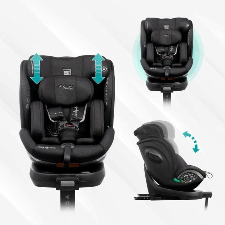 Immagine prodotto Babyauto Seggiolino auto SCUDDA grigio - ISOFIX, ruotabile a 360°, ECE R129 (Seggiolino per bambini)