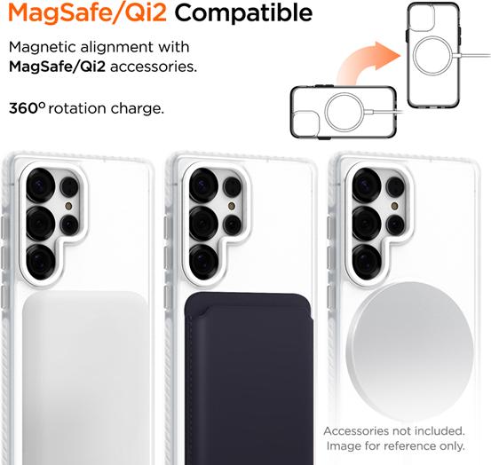 Produktbild Eiger 3m Ultra-Protection Magsafe-Case GRS Blizzard Magsafe Case GRS White (Samsung Galaxy S25 Ultra)