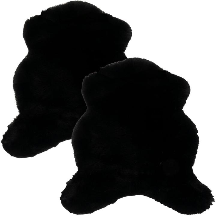 Viva Faux fur cuddly fur made of imitation suede, set of 2
