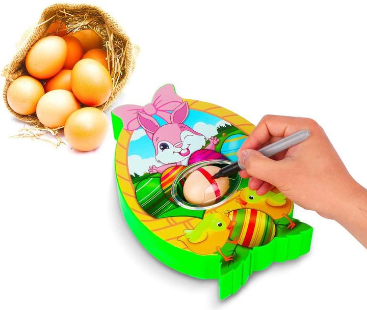 Image du produit I Am Creative Eier Malmaschine do it yourself Ostereier Mal Kit mit Spinner + Stifte