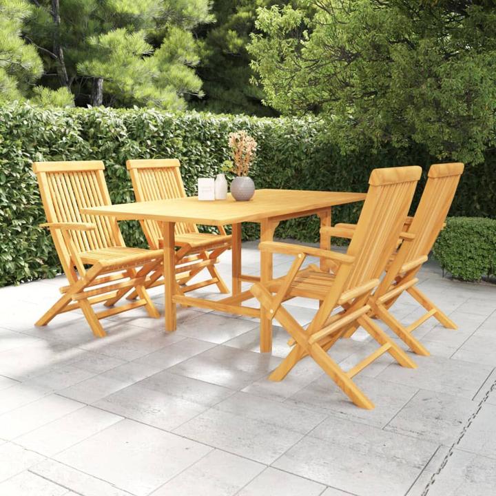 Produktbild vidaXL Garten Essgruppe (160 x 80 x 75 cm)