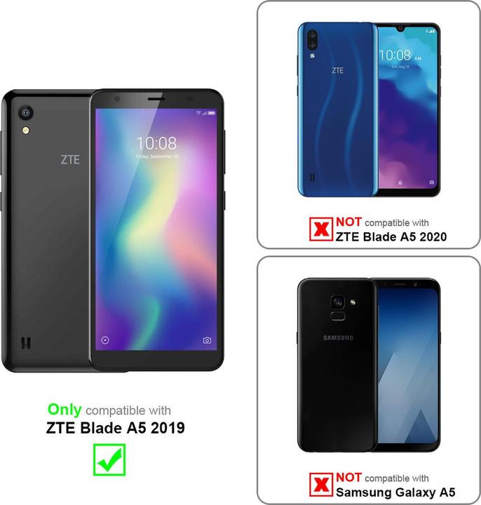 Productafbeelding Cadorabo Boek Onzichtbare Magneethoes (ZTE Blade A5)