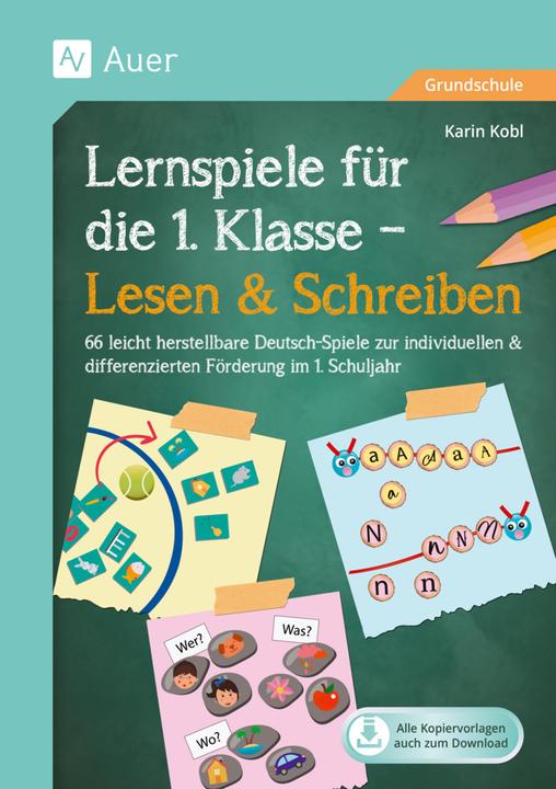 Actual product image Lernspiele für die 1. Klasse - Lesen & Schreiben (German, Karin Kobl, 2019)