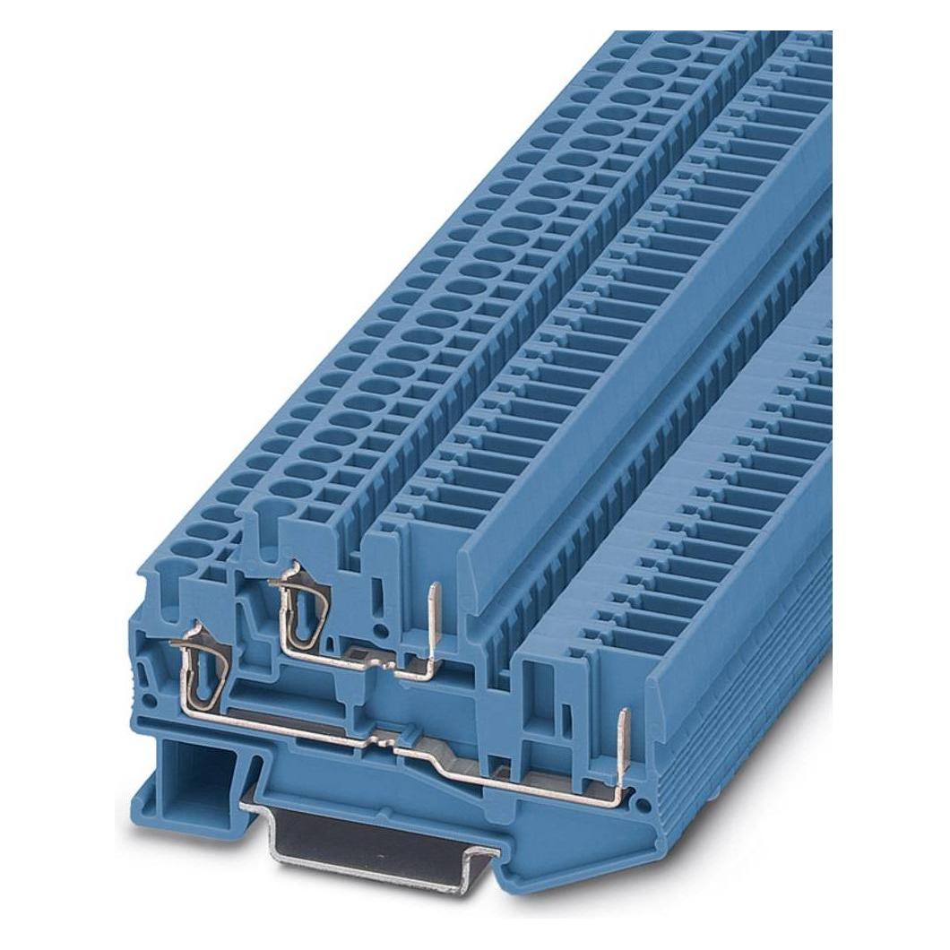 Phoenix Contact Blu Terminale A Doppio Livello Sttb 2,5/2P Bu 50 Pz., Cavo + Spina Elettrica,