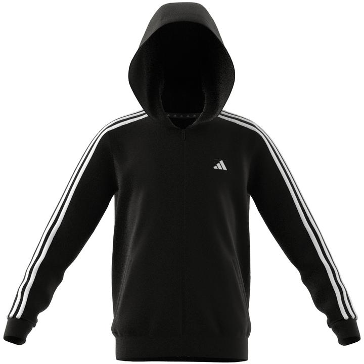 Produktbild adidas Kinder-Hoody mit durchgehendem Reissverschluss und Streifen (152)