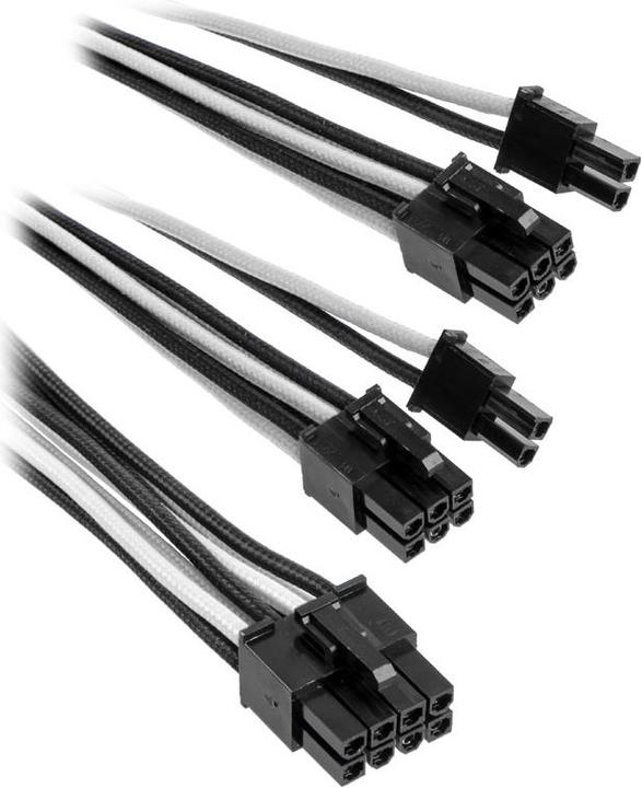 Actual product image Corsair Premium sleeved PCIe dual cable, twin pack
