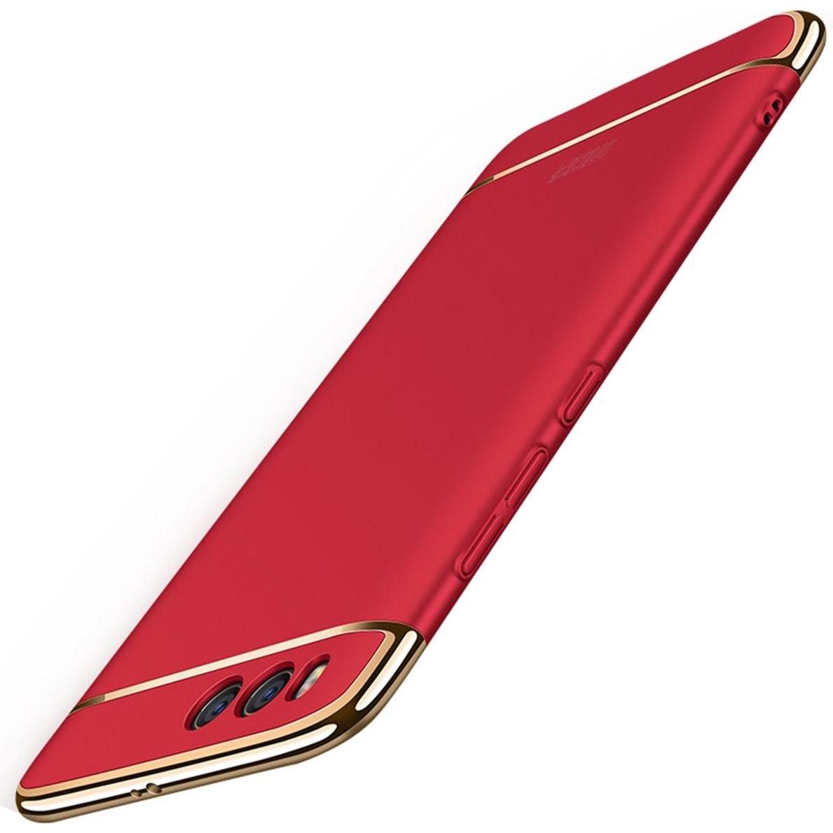 König Design Xiaomi Mi 6 Plus Hülle Case Handy Cover Schutz Tasche Schutzhülle Bumper Rot (Xiaomi Mi 6 Plus), Smartphone...