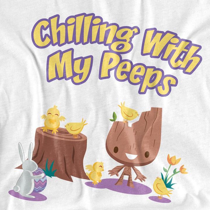 Image du produit Guardians of the Galaxy - T-shirt CHILLING WITH MY PEEPS - Adulte (M)
