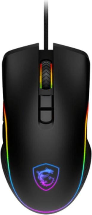 Actual product image MSI Clutch GM300 Gaming Mouse, Black, USB (Cable)