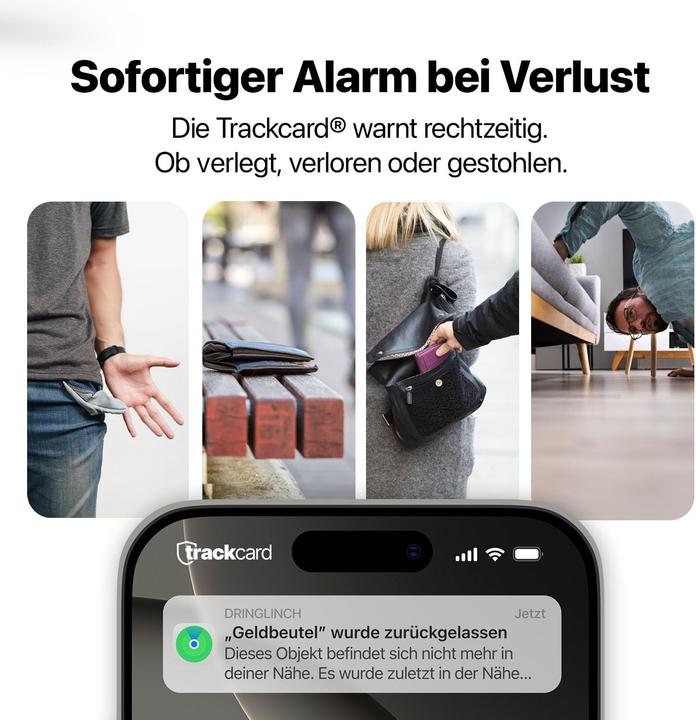 Actual product image Trackcard Air Tag Tracker Karte für Brieftasche (iOS)