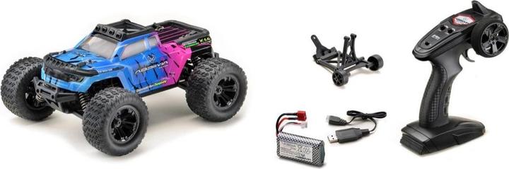 Image du produit Absima Monster Truck "MINI AMT" 1/16 rose/bleu 4WD RTR (RTR Prêt à fonctionner)