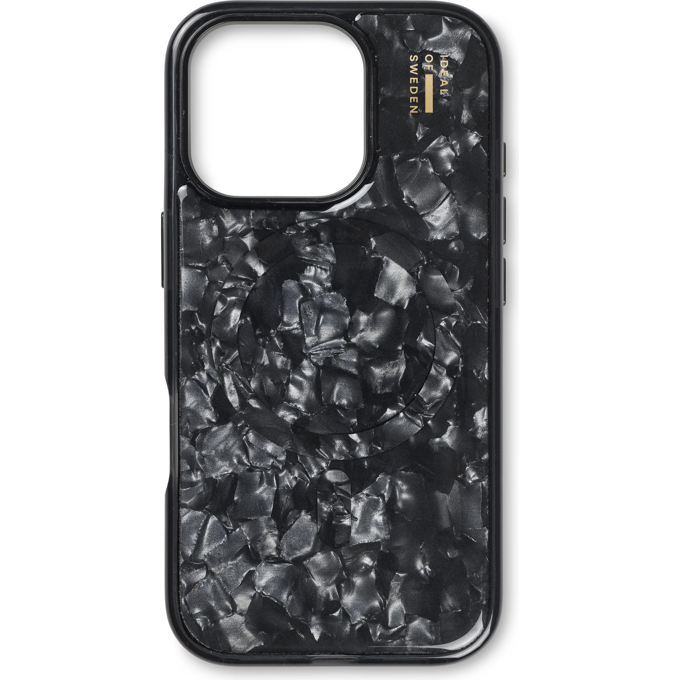 iDeal Of Sweden Magsafe Designer Hard-Cover Pearlized Black (Apple iPhone 16 Pro), Smartphone Hülle, Schwarz