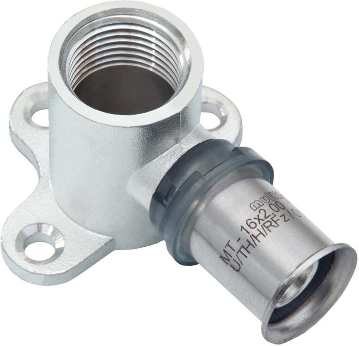 Actual product image Magni MULTITUBO G2 metal press-on wall washer 20 x 1/2 IG, tin-plated brass (Press connection)