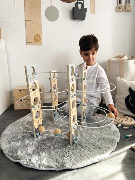 Actual product image small foot Modular ball track