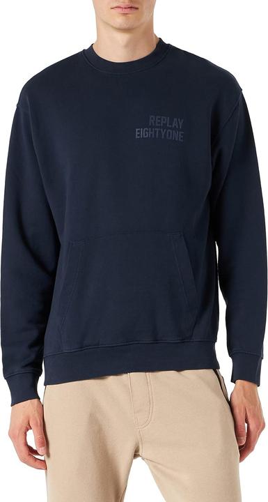 Image du produit Replay Heren M6264 Sweatshirt, 085 Blue, M (M)