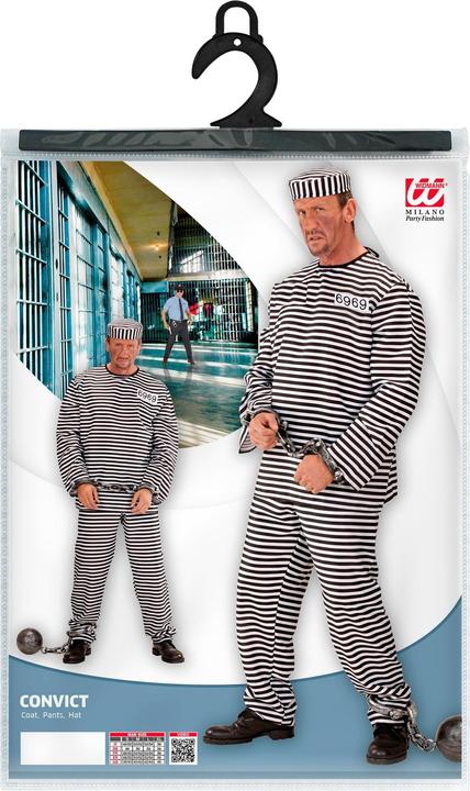 Produktbild Widmann Kostüm Sträfling (M)