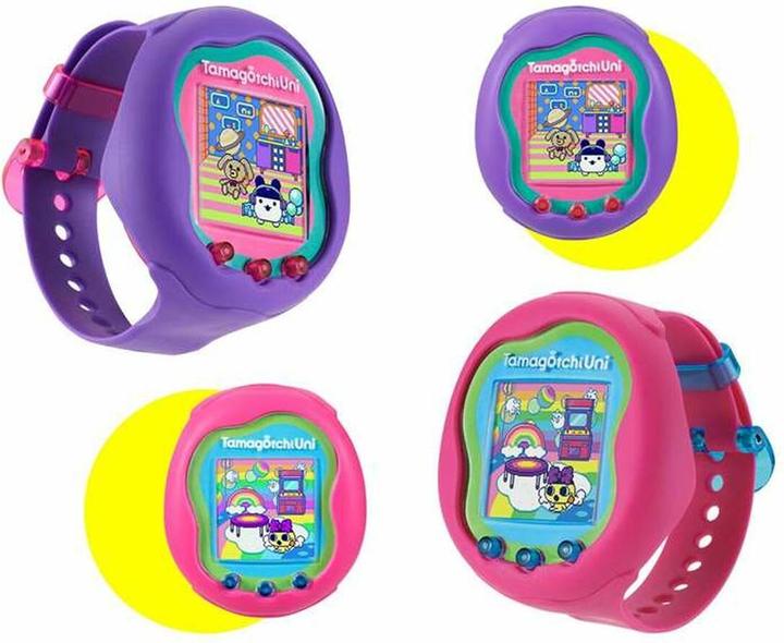Immagine prodotto Bandai Tamagotchi Uni Rosa (Spagnolo, Tedesco, Multilingue, Italiano, Portoghese, Giapponese, Inglese, Francese)