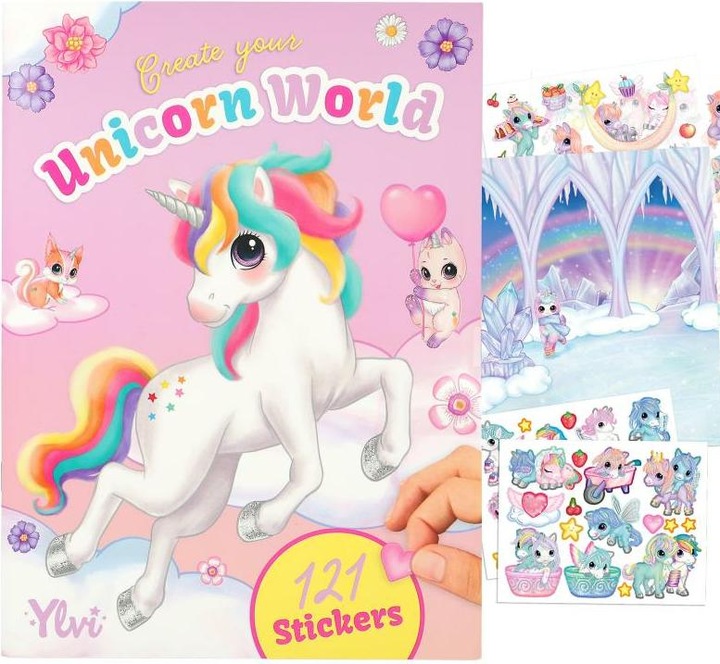 Actual product image Depesche Ylvi - Unicorn sticker book (0412703)